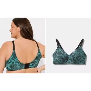 Torrid NWT 46D Dream Wire-Free Bra Luscious lace baltic